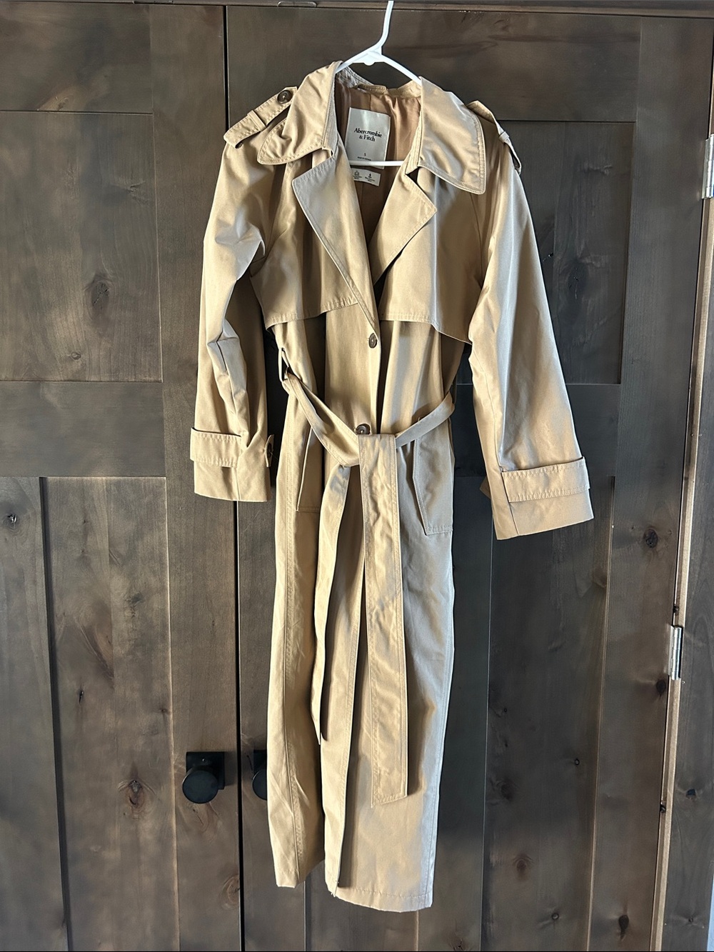Abercrombie & Fitch Classic Tan Trench with Belt